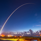 Illustration for article titled The striking launch of a satellite